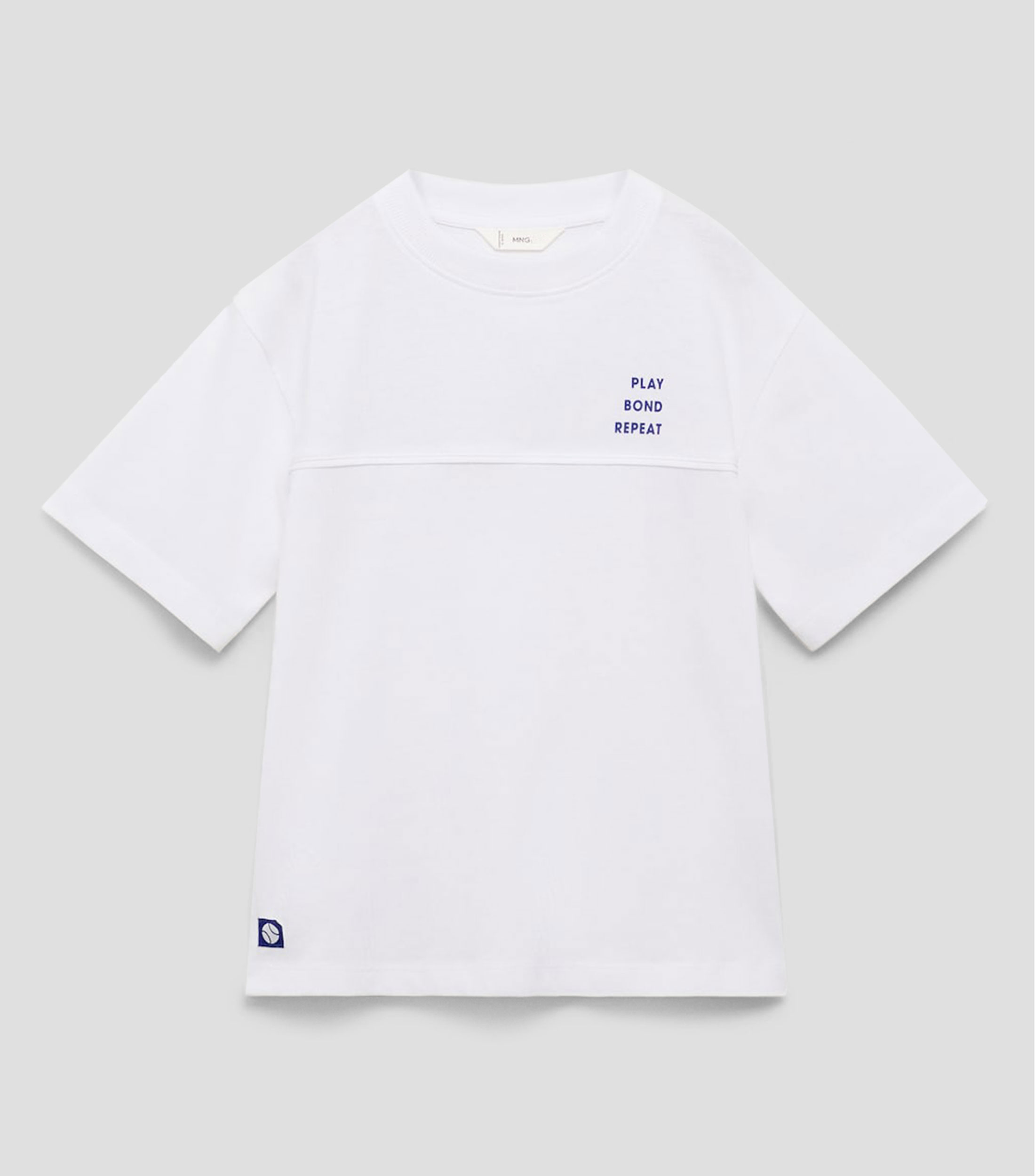 Playera de cuello redondo y manga corta Niño